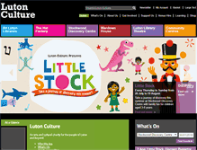 Tablet Screenshot of lutonculture.com